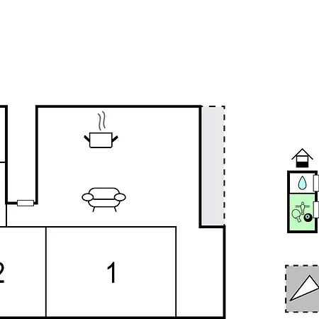 2 Bedroom Cozy In Apartman *